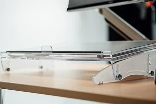 Bakker Elkhuizen Carruzzo BakkerElkhuizen FlexDesk 640 dokumentų laikiklis Plastikas, Guma, Plienas Šviesiai Žalia, Permatomas