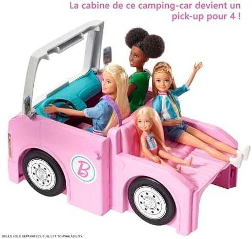 Mattel Barbės kemperis 3 in 1