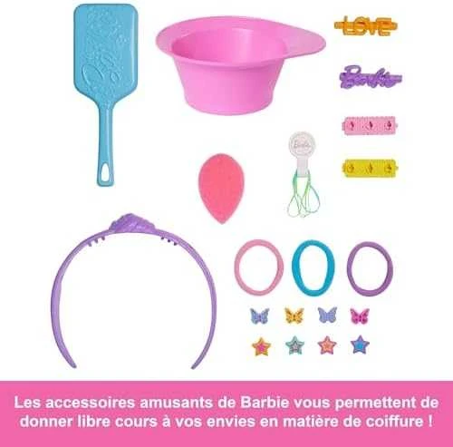 Lėlė Barbie Deluxe Styling Head Brown Hair JFG82