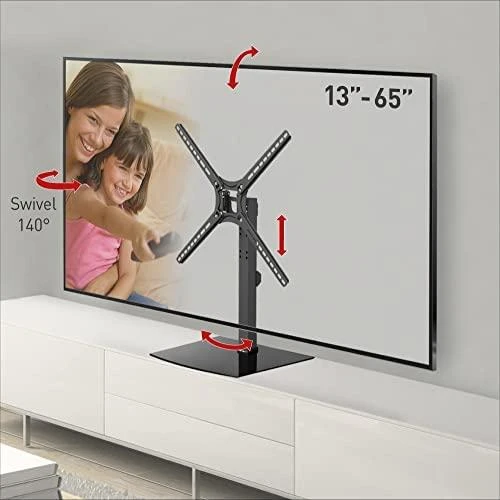 Laikiklis Barkan Floor stendas, Full motion, 29-58", Juodas