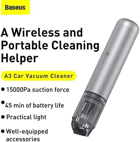 Baseus A3 automobilinis dulkių siurblys (15000pa)