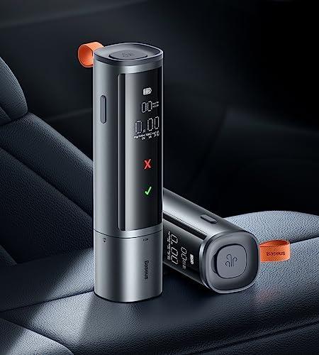 Baseus SafeJourney Pro elektroninis alkotesteris bekontaktis (pilkas)