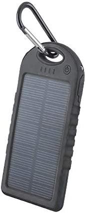 Setty saulės energijos išorinė baterija 5000 mAh SPBS-05 juoda