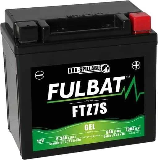 Fulbat FTZ7S gelinis akumuliatorius su etikete