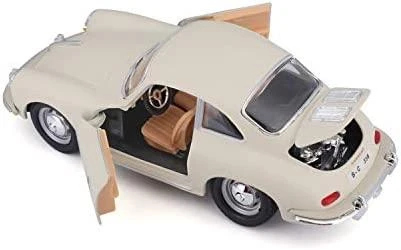 BBURAGO 1:24 automodelis Porsche 356B Coupe, 18-22079 CM