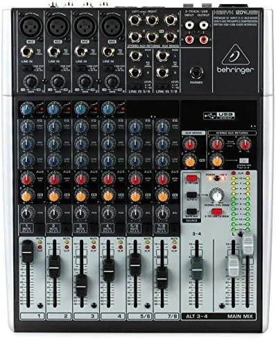 Behringer Xenyx 1204USB audio mixer 12 channels Pilkas