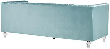 Beliani 3 vietų sofa ARVIKA aksominė mėlyna