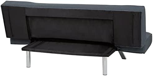 Beliani Trivietė išskleidžiama sofa BRISTOL tamsiai mėlyna
