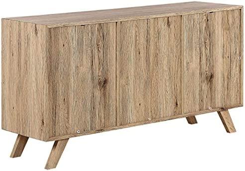 Beliani 2 durų komoda FORESTER ruda/balta