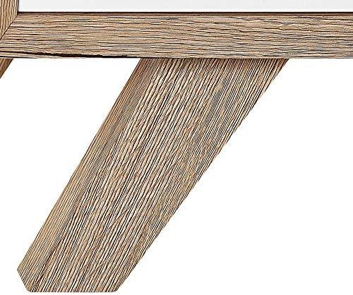 Beliani 2 durų komoda FORESTER ruda/balta