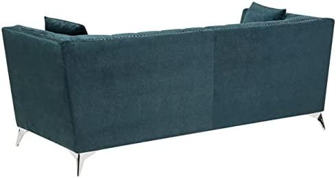 Sofa Beliani 5 vietų minkštų baldų komplektas GAULA, azuro veliūras