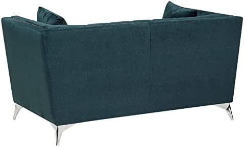 Sofa Beliani 5 vietų minkštų baldų komplektas GAULA, azuro veliūras