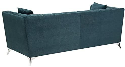 Sofa Beliani 5 vietų minkštų baldų komplektas GAULA, azuro veliūras