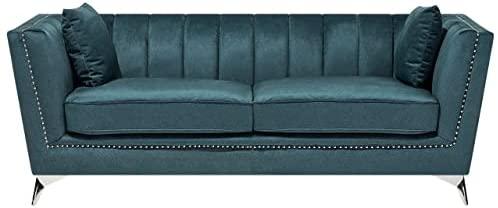 Sofa Beliani 5 vietų minkštų baldų komplektas GAULA, azuro veliūras