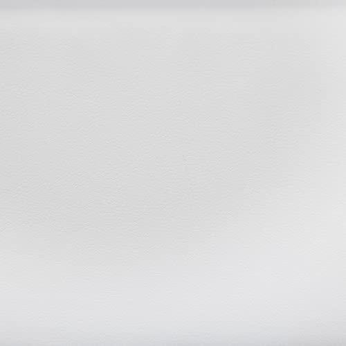 Beliani Kontinentinė lova iš dirbtinės odos PRESIDENT 160 x 200 cm balta