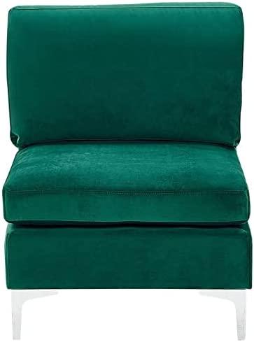 Sofa Beliani 1 vietos modulis EVJA žalias veliūras