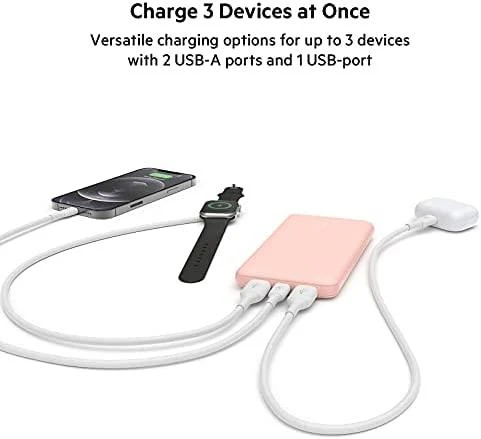 Belkin BOOST↑CHARGE 10000 mAh Rose auksinis