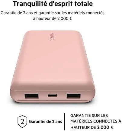 Belkin BPB012btRG 20000 mAh Rose auksinis