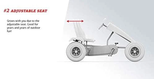 Mašinėlė GO-kartas Berg Duo Chopper BF (iki 100kg)