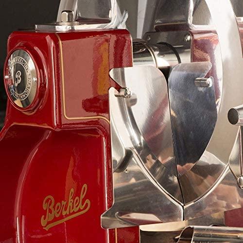 Berkel Volano B3 raudonos/auksinės spalvos pjaustyklė