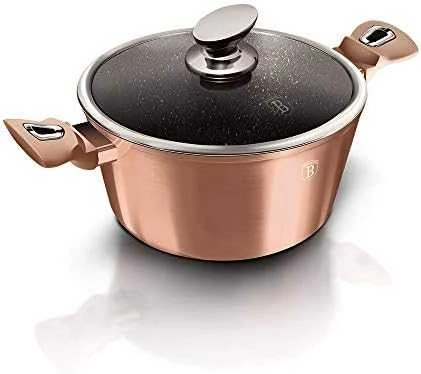 BH-1516N - Granito puodas 28 cm Berlinger Haus Rose Gold kolekcija