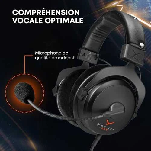 Beyerdynamic MMX 300 Pro Laidinės žaidimų ausinės | Closed-Back | 3.5 mm, Juodos spalvos
