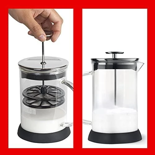 Plakiklis Pieno Plaktuvas - Bialetti Cappuccinatore Vetro 6tz 330ml