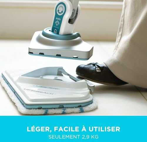 Dulkių siurblys Black & Decker „Juodas & Decker“ garinė šluota 1600 W Juodas & Decker [FSM1630-QS]
