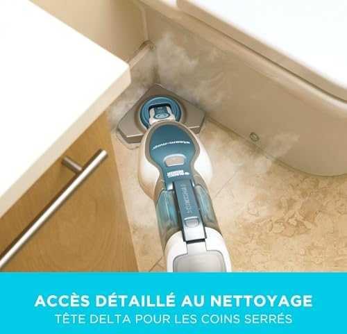 Dulkių siurblys Black & Decker „Juodas & Decker“ garinė šluota 1600 W Juodas & Decker [FSM1630-QS]