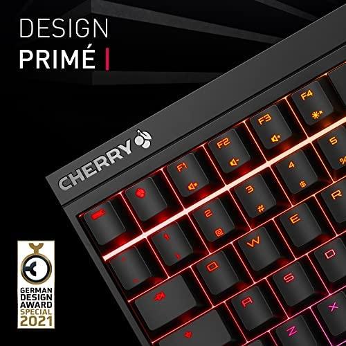 Klaviatūra CHERRY MX 2.0S RGB DE-išdėstymas, MX Mėlyna Switches, juodas ...