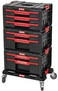 Q-Brick Įrankių dėžių komplektas Qbrick PRO WORKSHOP SET 1 2.0