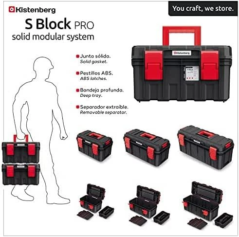 KXS4530 S BLOCK PRO 45 ĮRANKIŲ DĖŽĖ Kistenberg