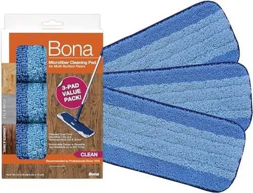 Bona Cleaning Pad su mikrofibry 1 vnt. mėlyna