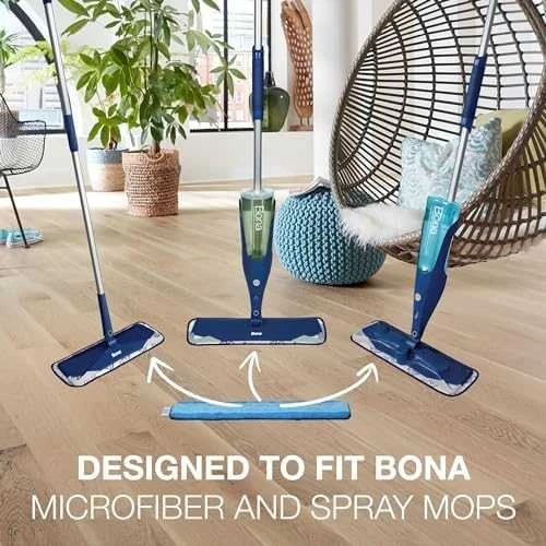 Bona Cleaning Pad su mikrofibry 1 vnt. mėlyna