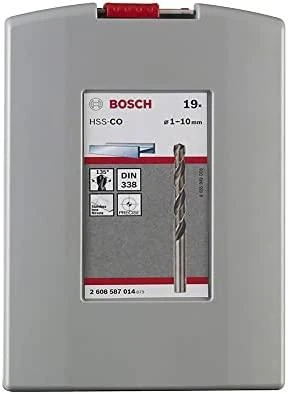 Grąžtas BOSCH grąžtai METAL HSS-CO 19szt./1-10mm/
