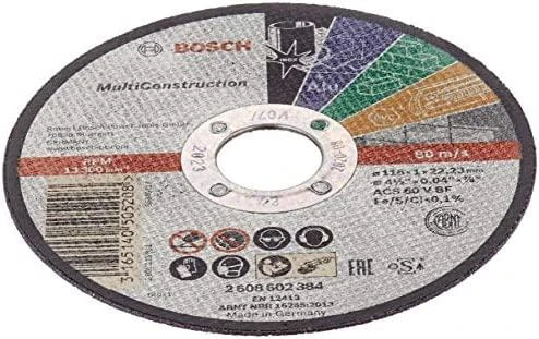 Bosch Pjovimo diskas Rapido Multi Constr 115, 1,0 mm