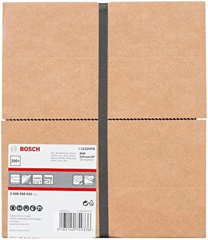 BOSCH BRZESZCZOT DO PIŁY SZABLASTEJ S 1122 VFR SPECIAL FOR PALLET REPAIR 225mm /200szt.