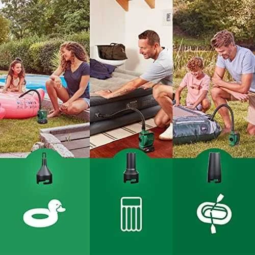 Tik Bosch EasyInflate 18V-500 Akumulatorinis auksinis siurblys