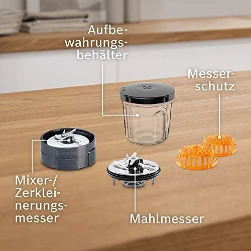 Bosch priedas: MUZ45XCG1 Trifunkcis grūstuvas / smulkintuvas