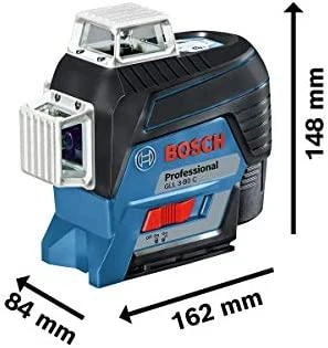 Bosch Linijinis lazerinis nivelyras GLL 3-80 C (4x1.5V AA, Carton)