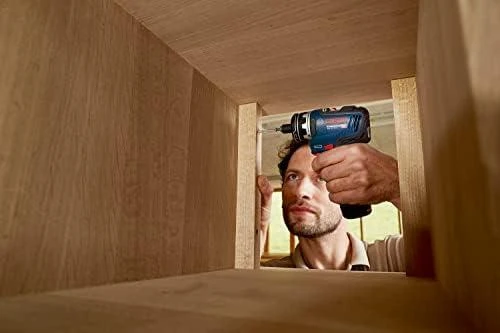 Akumuliatorinis suktuvas-gręžtuvas BOSCH GSR 12V-35 FC su priedais
