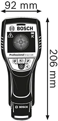 Bosch Sienų skeneris D-tect 120, LB be akumulaitoriaus ir kroviklio