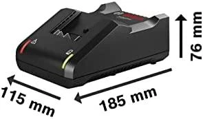 Bosch GAL 18V-40 kroviklis su matmenimis