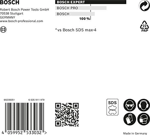 Bosch SDS-max-8X grąžtas 20 x 400 x 520 mm
