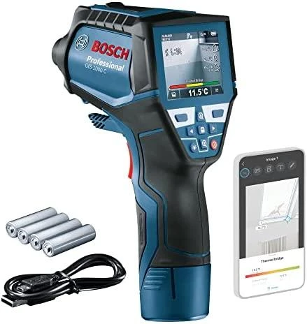 Bosch Šilumos detektorius GIS 1000 C Professional be akumuliatoriaus ir kroviklio
