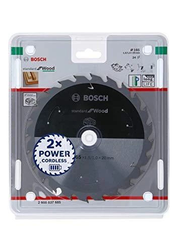 „Bosch Standard for Wood“ 165x20x1,5/1,0x24T