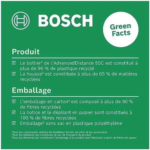 Bosch AdvancedDistance 50C Lazer. atstumų matuoklis