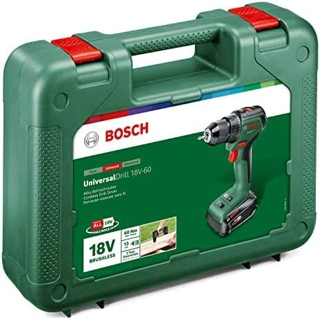 Bosch UniversalDrill18V-60,2Ah Akumuliatorinis suktuvas