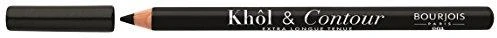 BOURJOIS Paris Khôl & Contour akių pieštukas moterims 1,2 g, 01 NOIR-ISSIME