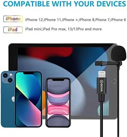 BOYA BY-M2 prisegamas mikrofonas 6m iOS